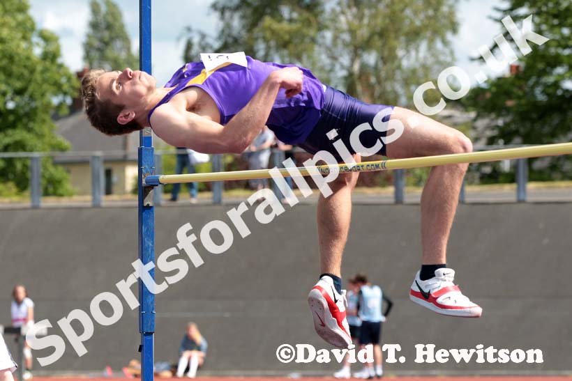 High jump at the Annual Inter-Counties Schools, Cleveland v Cumbria v Durham v Northumberland at Claireville Stadium, Middlesbrough